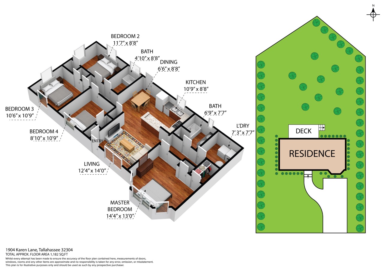 1904 Karen Lane — 4BR