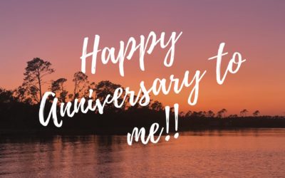 Happy anniversary to me!!!